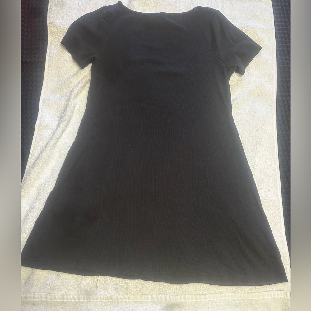 Black Short Sleeve Dress